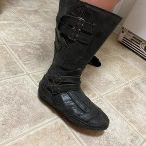 Ayya leather boots Tabi  $200